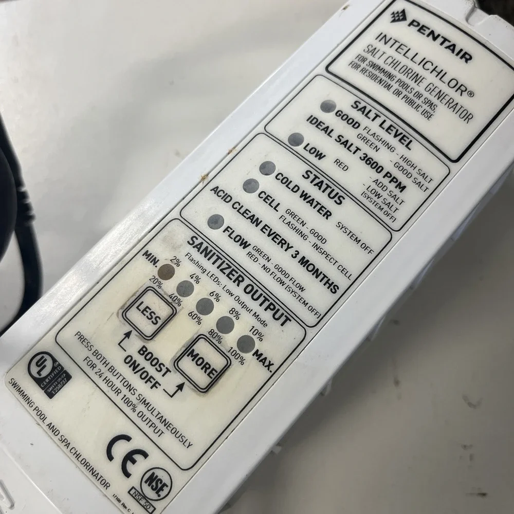 Pentair IntelliChlor IC40 Salt Chlorine Generator Cell FOR PARTS